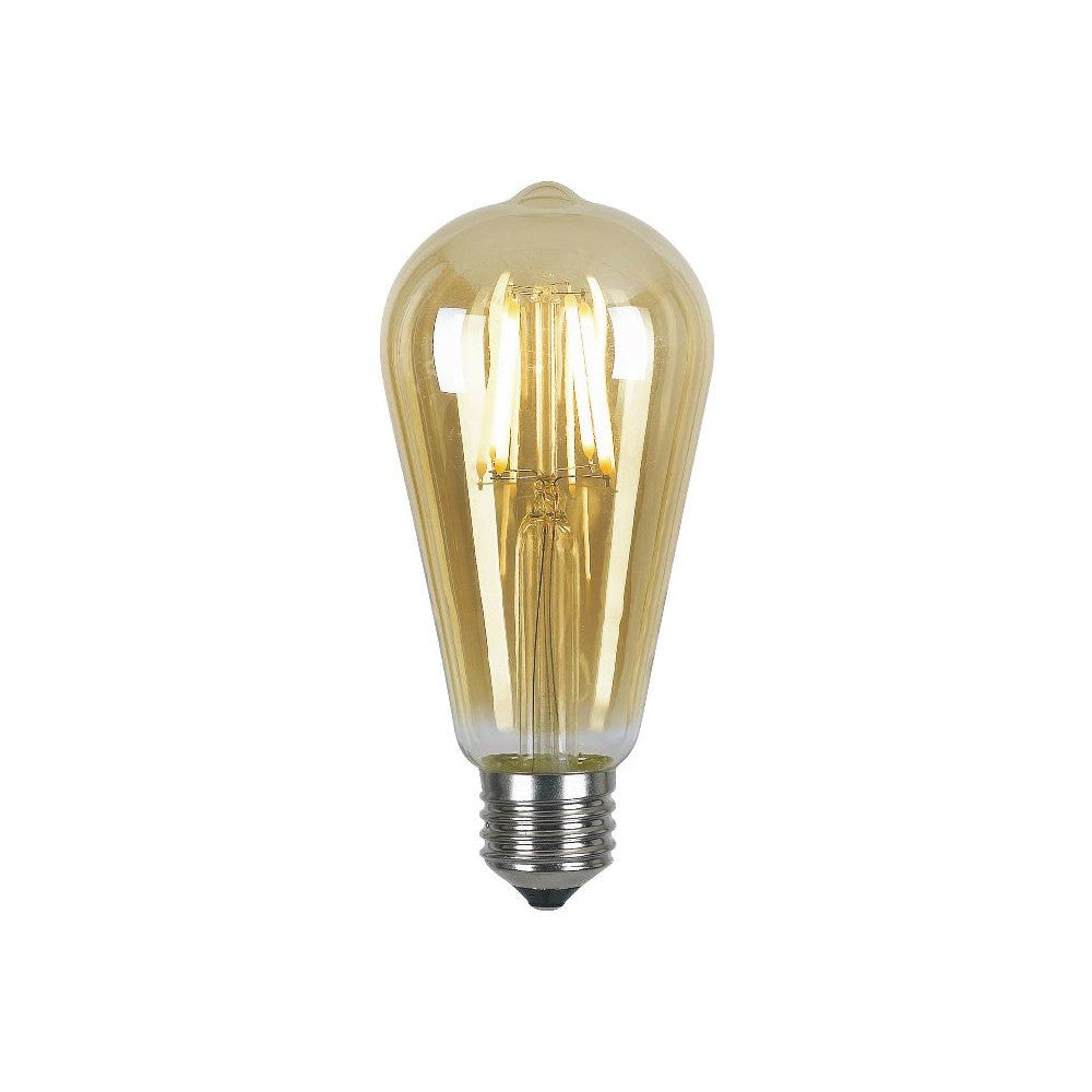 Buy LED Filament Globes Australia LED Filament Globe ES 240V 4W Amber Glass 3000K - GL F.PILT.4-AM83