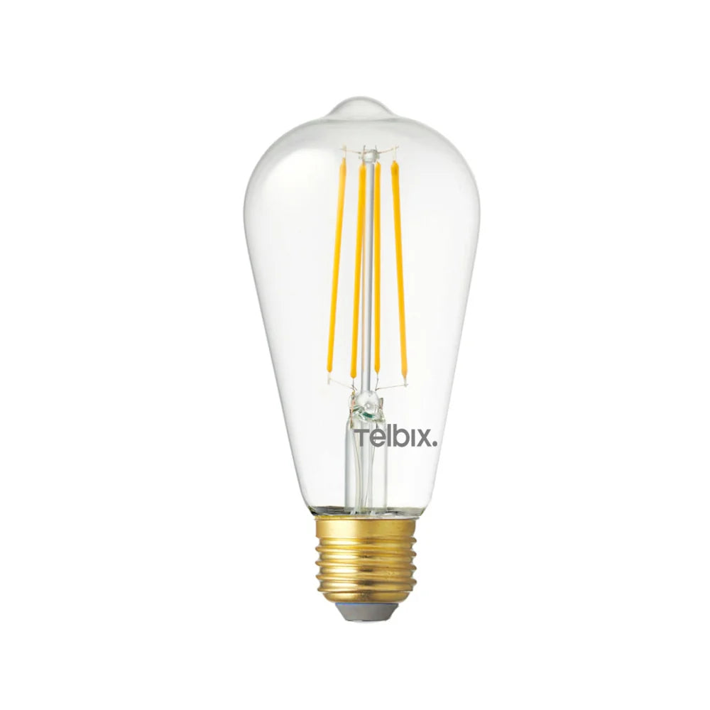 Buy LED Filament Globes Australia LED Filament Globe ES 240V 8W Clear Glass Pear Shape 3000K