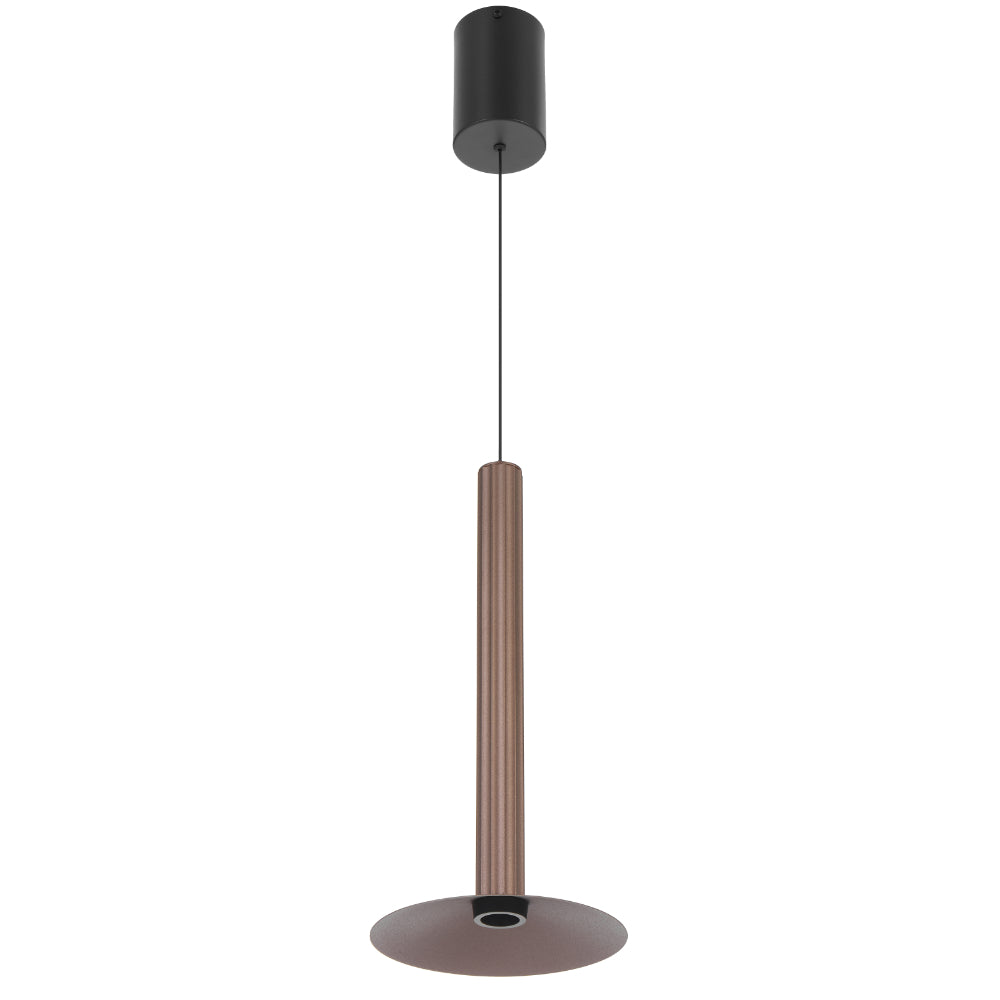 Gardo LED Pendant 240V 6W 3000K Coffee - GRADO PE-BRW
