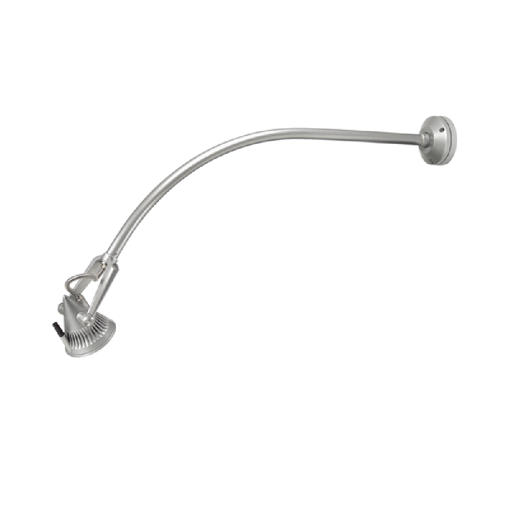 Buy Exterior Wall Lights Australia Curved Arm Exterior Wall Light Silver / Grey - GS4609