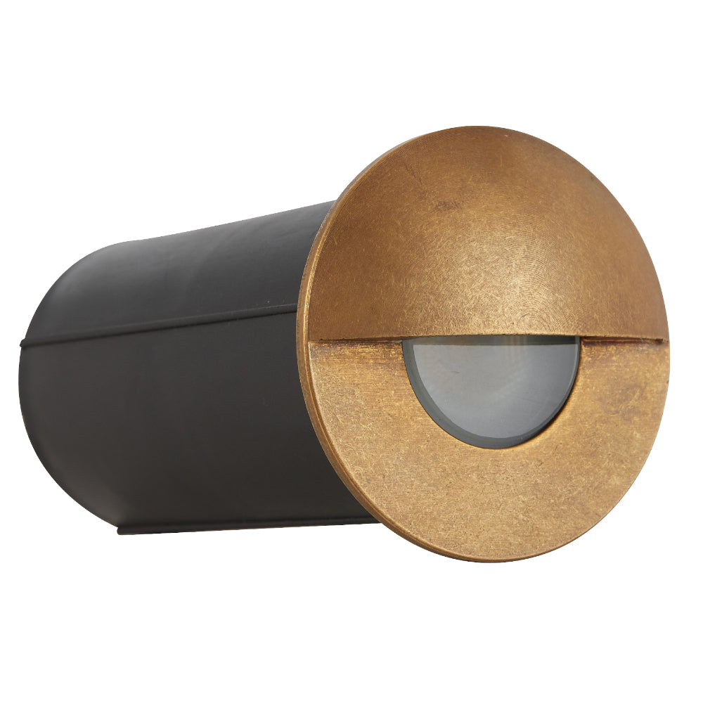 Halon LED Step Light 24V 1W 3000K Natural Brass - HALON ST1-BRS324