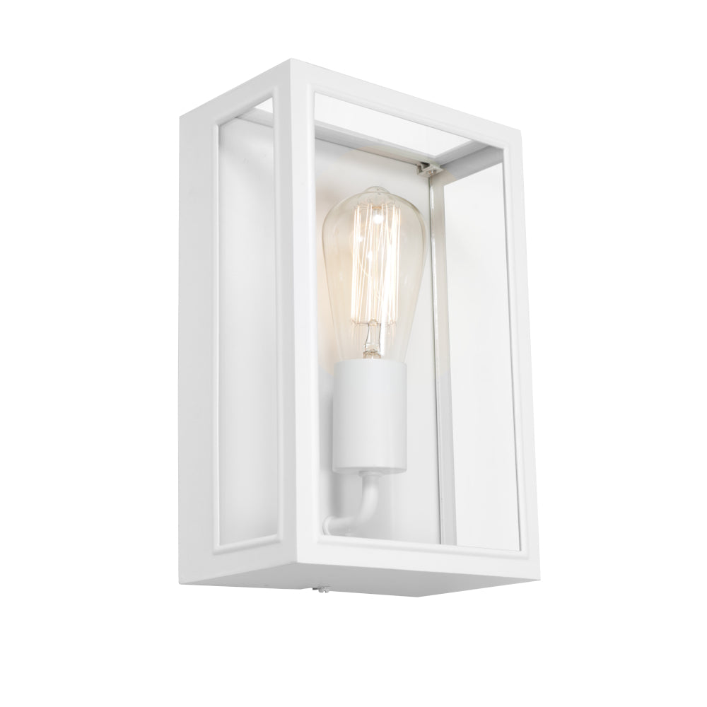 Harvard Exterior Wall Light White Metal - HARV1EWHT