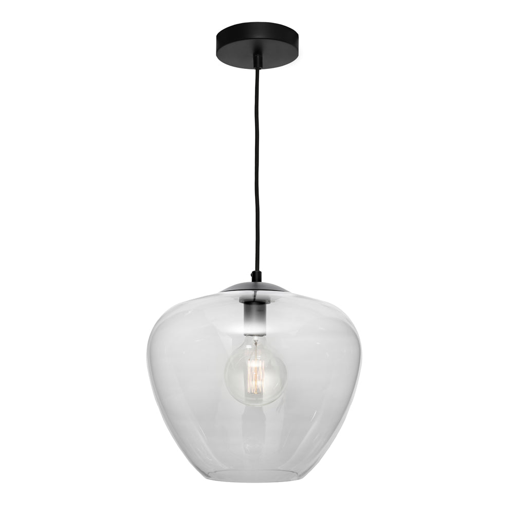Helena 1 Light Small Pendant Light Clear - HELE1PSCL