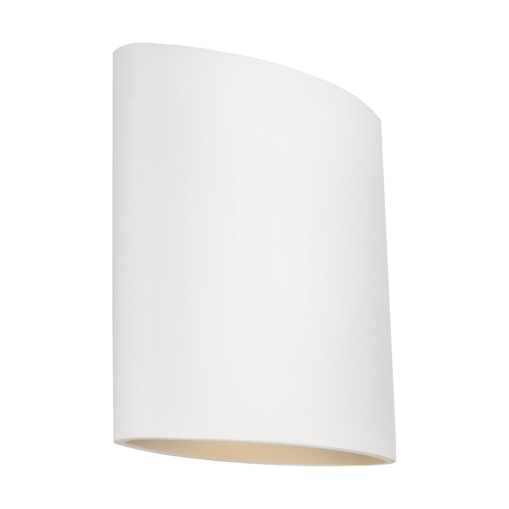 Herron LED Exterior Wall 2 Lights White Metal - HERR2EWHT