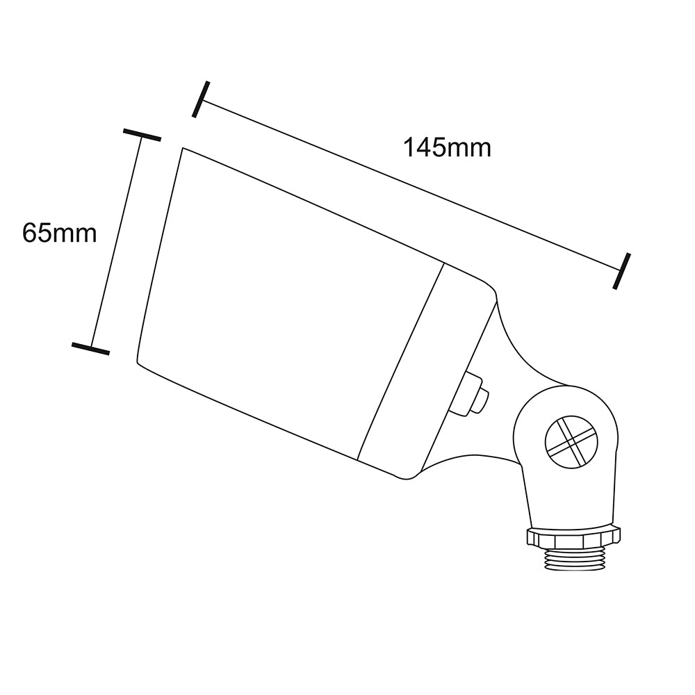 Buy Spike Lights Australia Spike Light 12V Bronze Brass - Hi-PSL2560WB