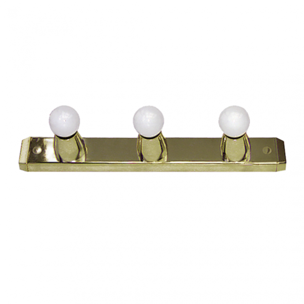 Hollywood Bathroom Vanity 3 Lights Brass - HOL3S-BS