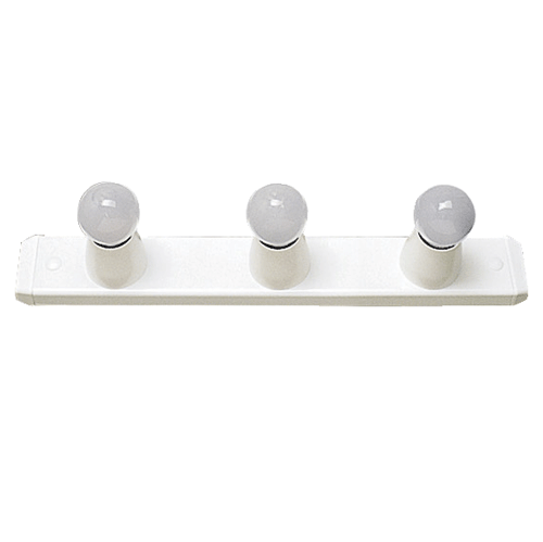 Buy Bathroom Vanity Lights Australia Hollywood Square Bathroom Vanity 3 Lights White - HOL3S-WH