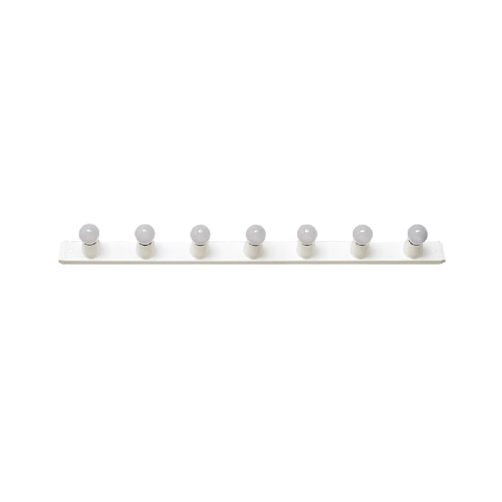 Hollywood Bathroom Vanity Lights 7 White HOL7S WH