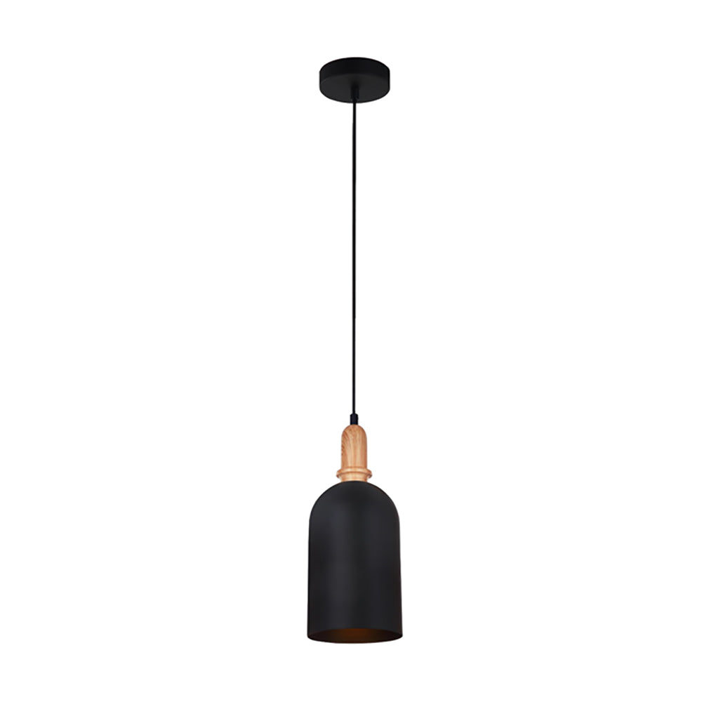 Buy Pendant Lights Australia HORTEN Oblong 1 Light Pendant Black - HORTEN2