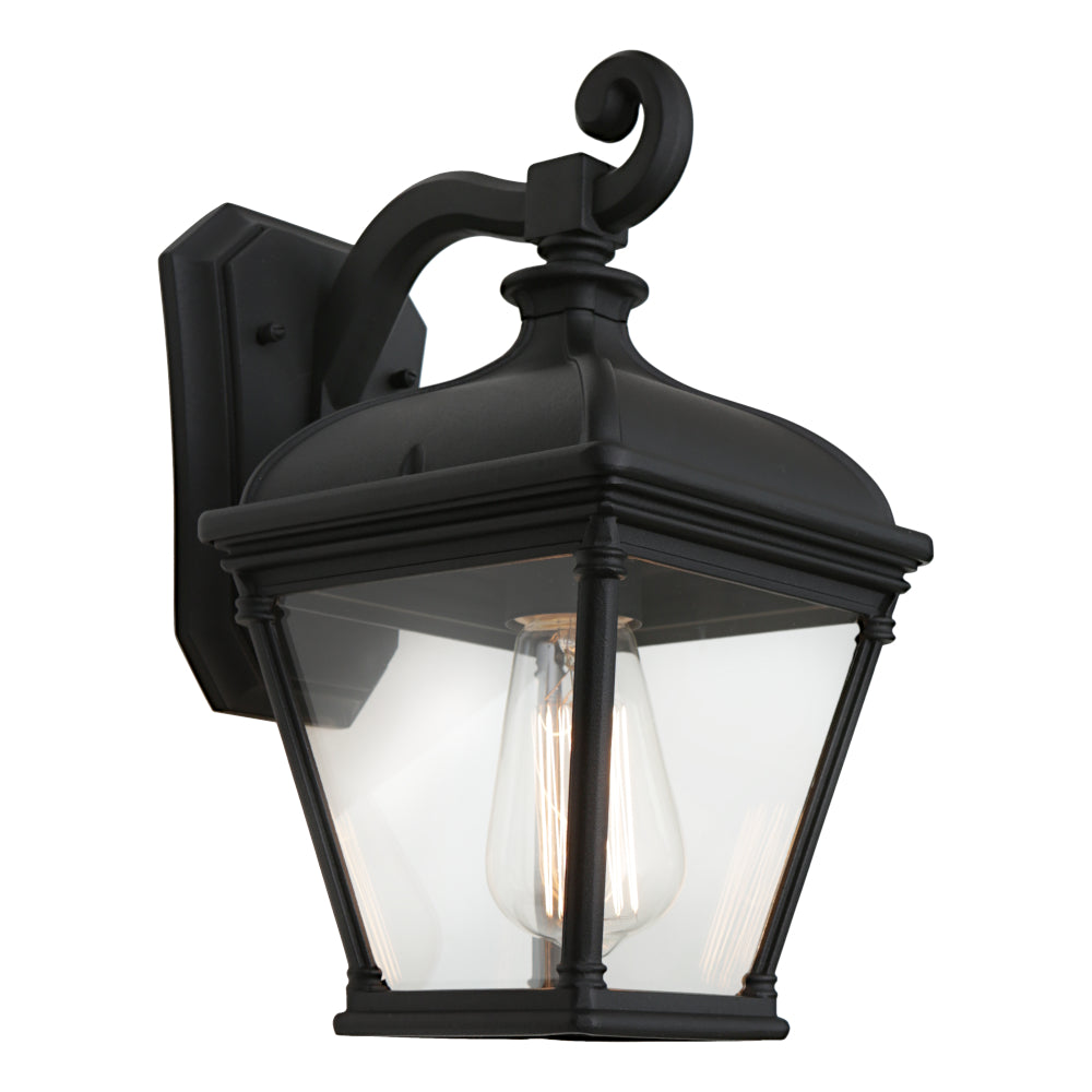 Hotham Outdoor Wall Lantern Black - HOTH1EBLK