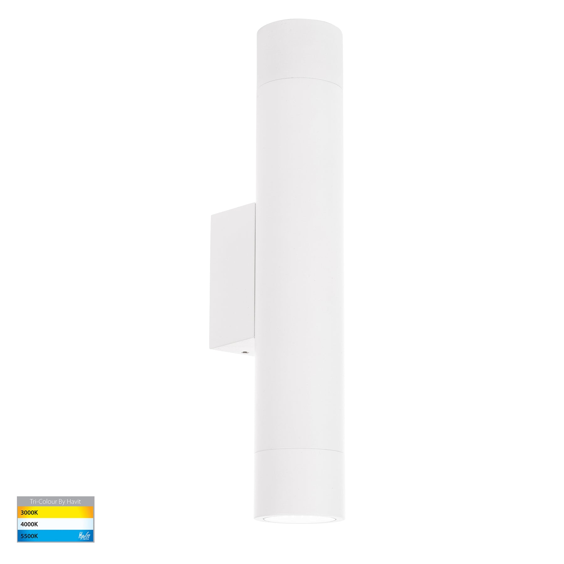 Dugo LED Up & Down Wall Light 5W Tri Colour White - HV10394T