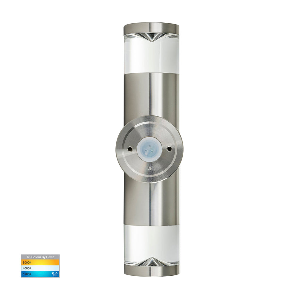 Buy Up / Down Wall Lights Australia Highlite Up & Down Wall 2 Lights 5W Titanium Aluminium 3CCT - HV1089T-TTM-240V