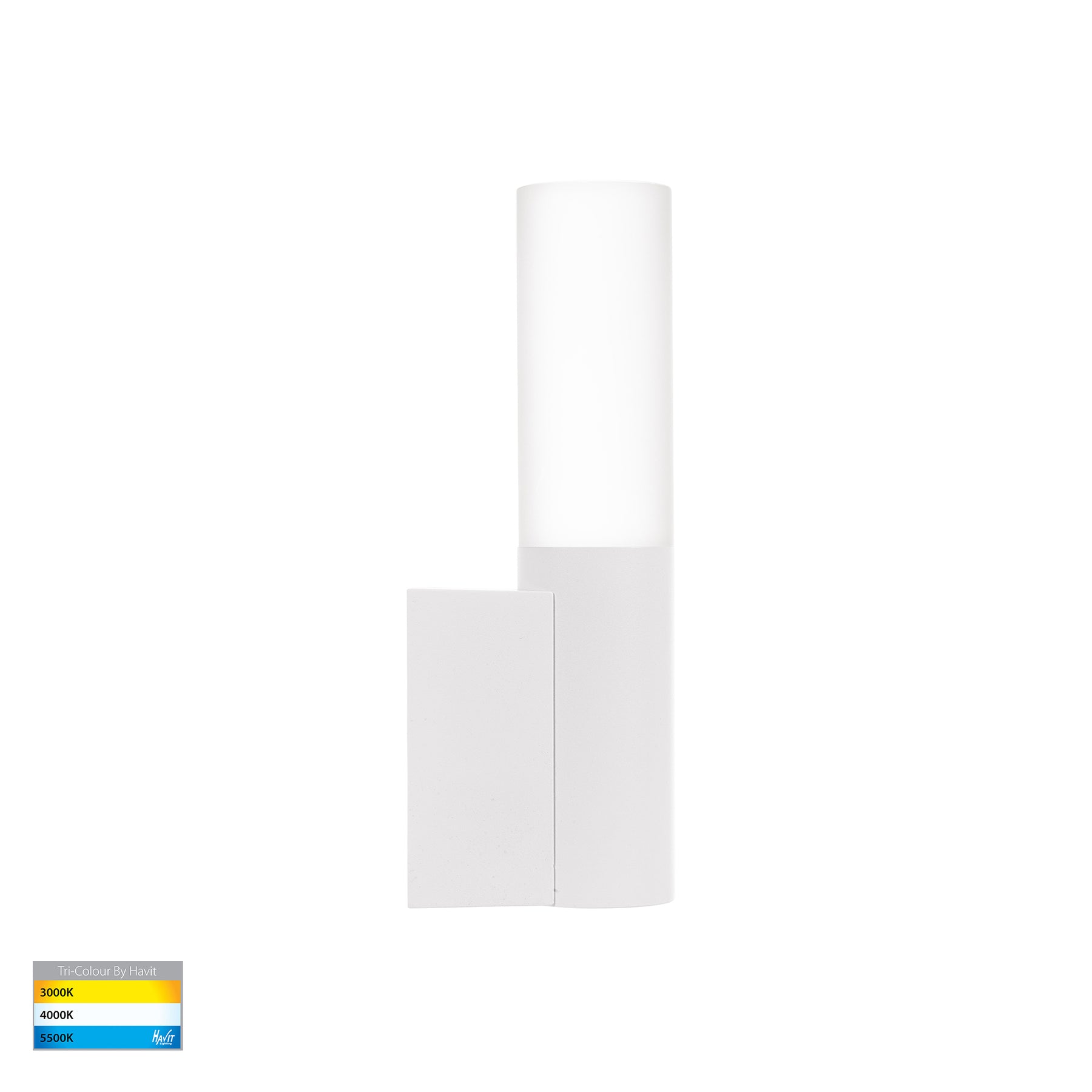 Akril LED Wall Light 3W Tri Colour White - HV10931T-WHT