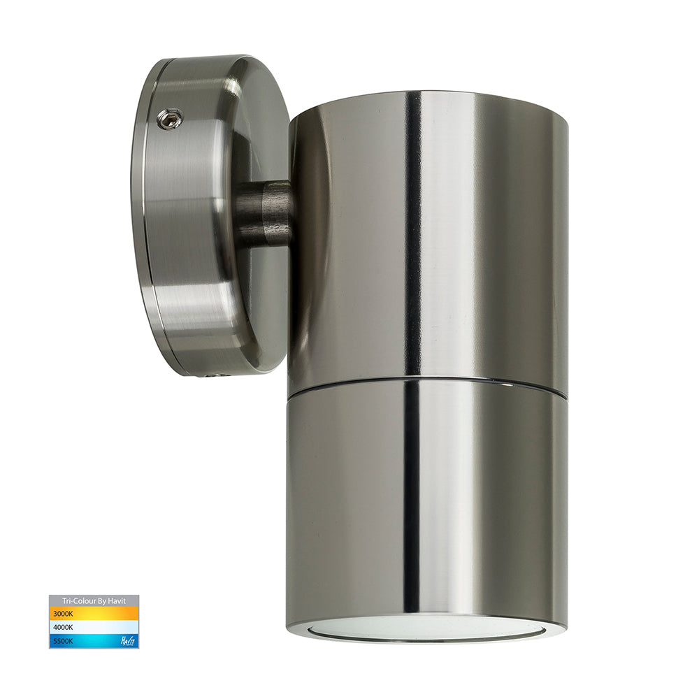 Tivah Exterior Wall Light Fixed 316 Stainless Steel 3CCT - HV1105T