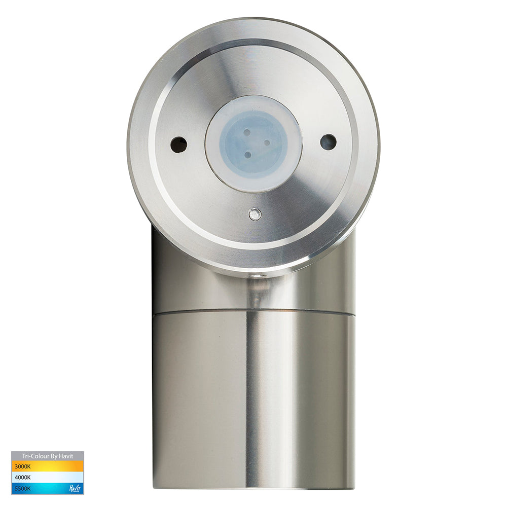 Buy Exterior Wall Lights Australia Tivah Exterior Wall Light Fixed 5W Titanium Aluminium 3CCT - HV1187GU10T