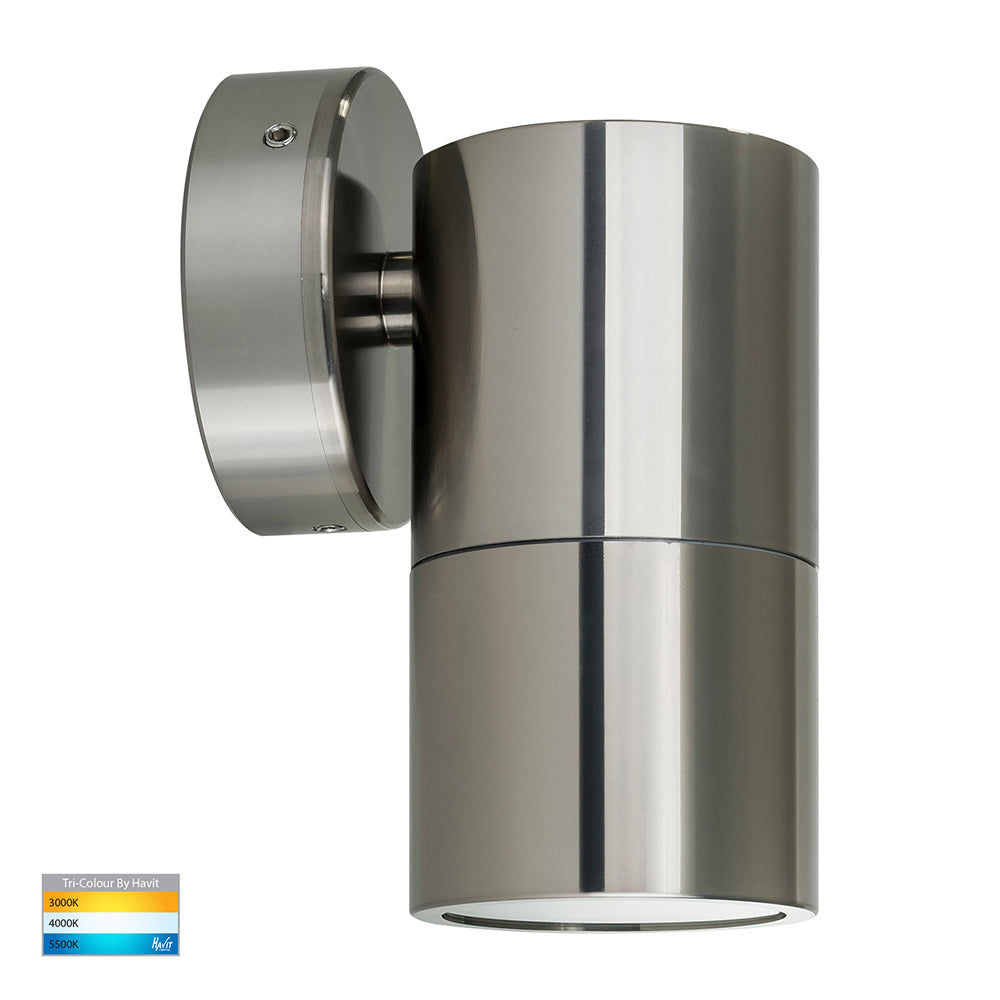 Buy Exterior Wall Lights Australia Tivah Exterior Wall Light Fixed 12V Titanium Aluminium 3CCT - HV1187MR16T