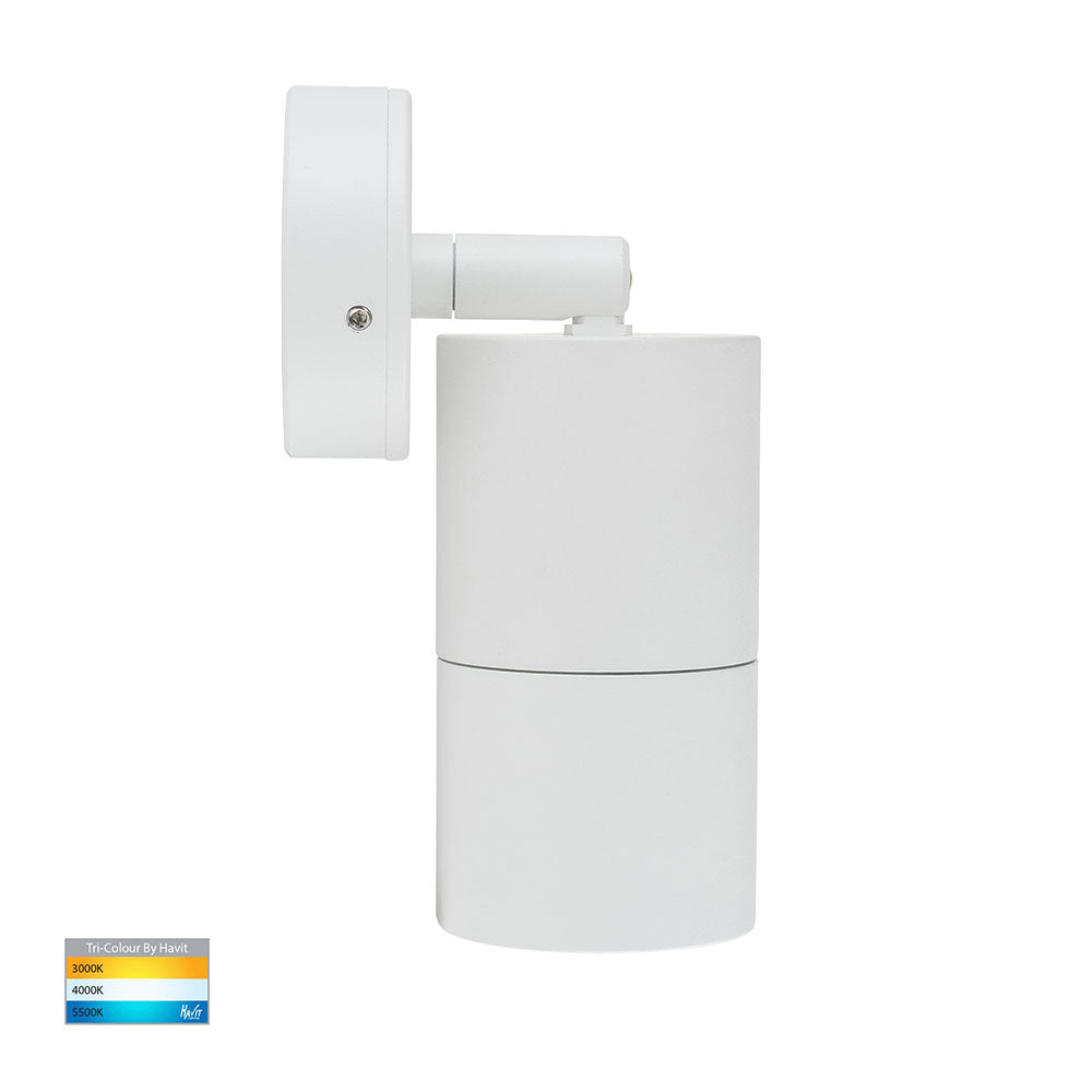 Buy Exterior Spotlights Australia Tivah Exterior Spotlight Adjustable 5W White Aluminium 3CCT - HV1237GU10T
