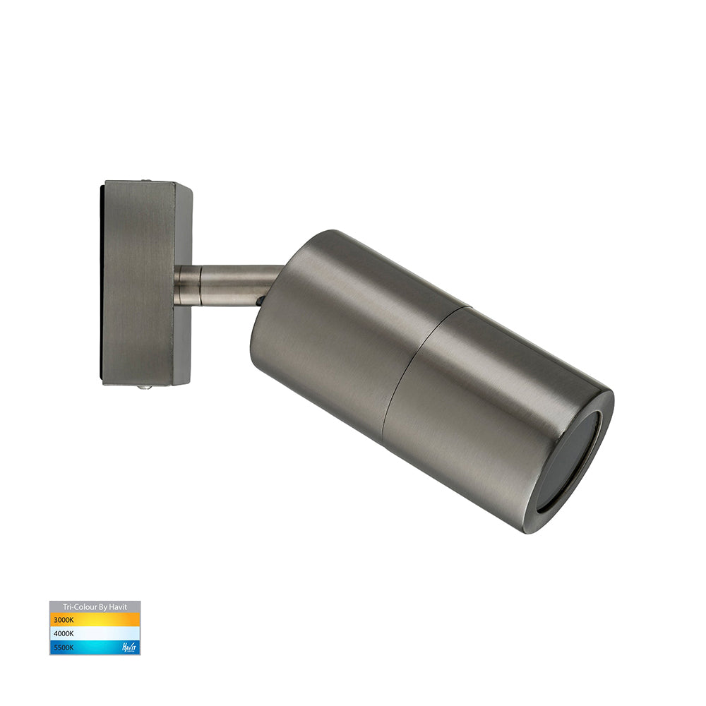 Buy Exterior Spotlights Australia Piaz Exterior Spotlight Adjustable 5W 304 Stainless Steel 3CCT - HV1271T