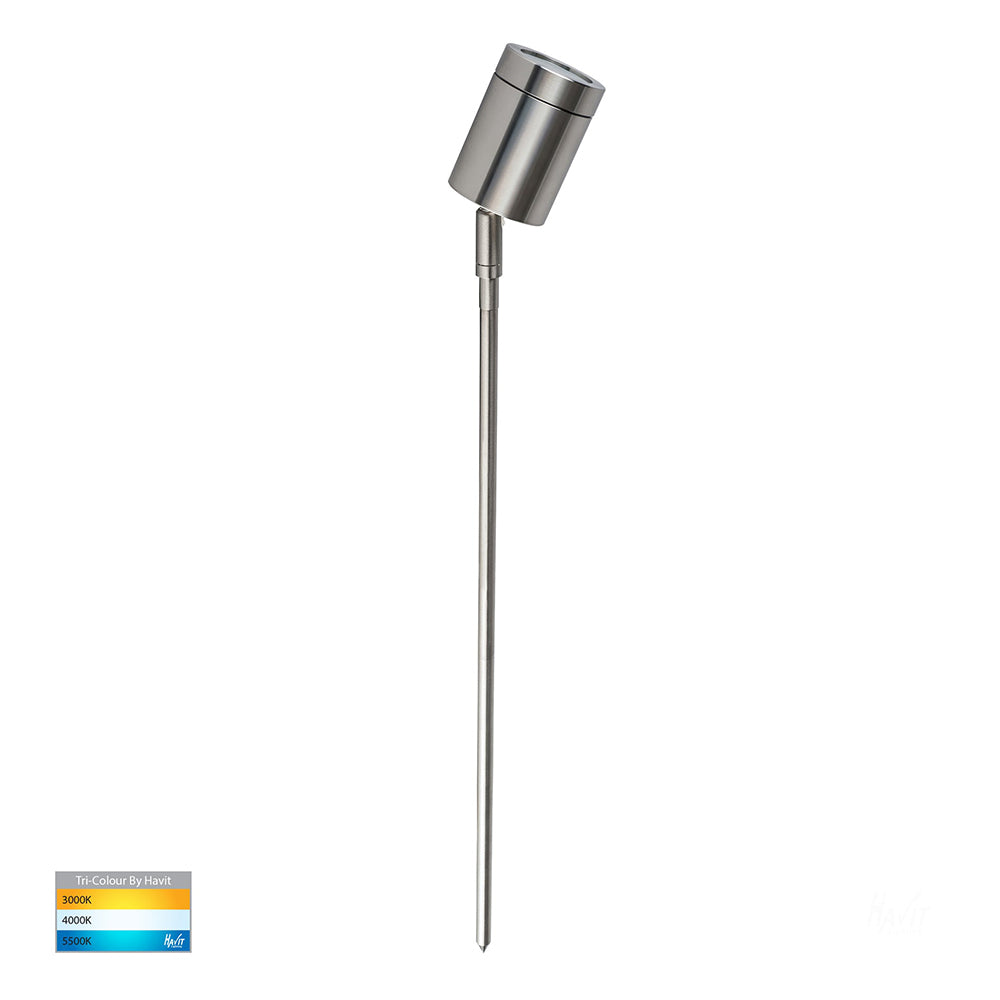 Pointe Spike Spotlight Adjustable 12V 316 Stainless Steel 3CCT - HV1401T