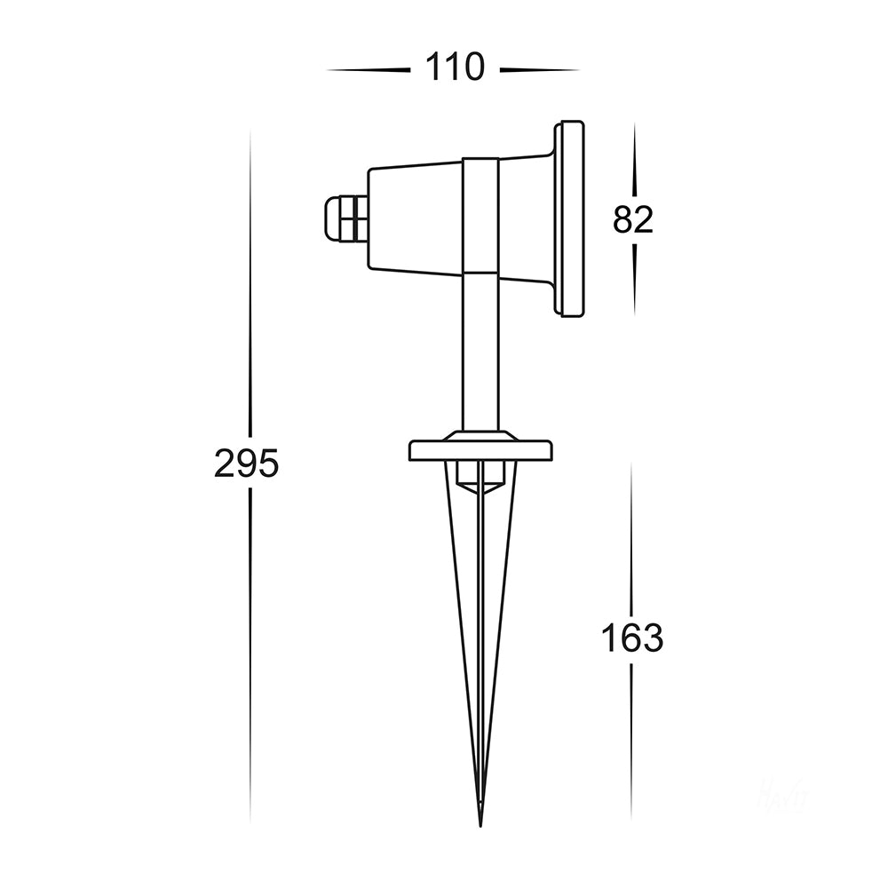 Buy Pond Lights Australia Stahl Pond Light With Spike 316 Stainless Steel 3CCT - HV1432T