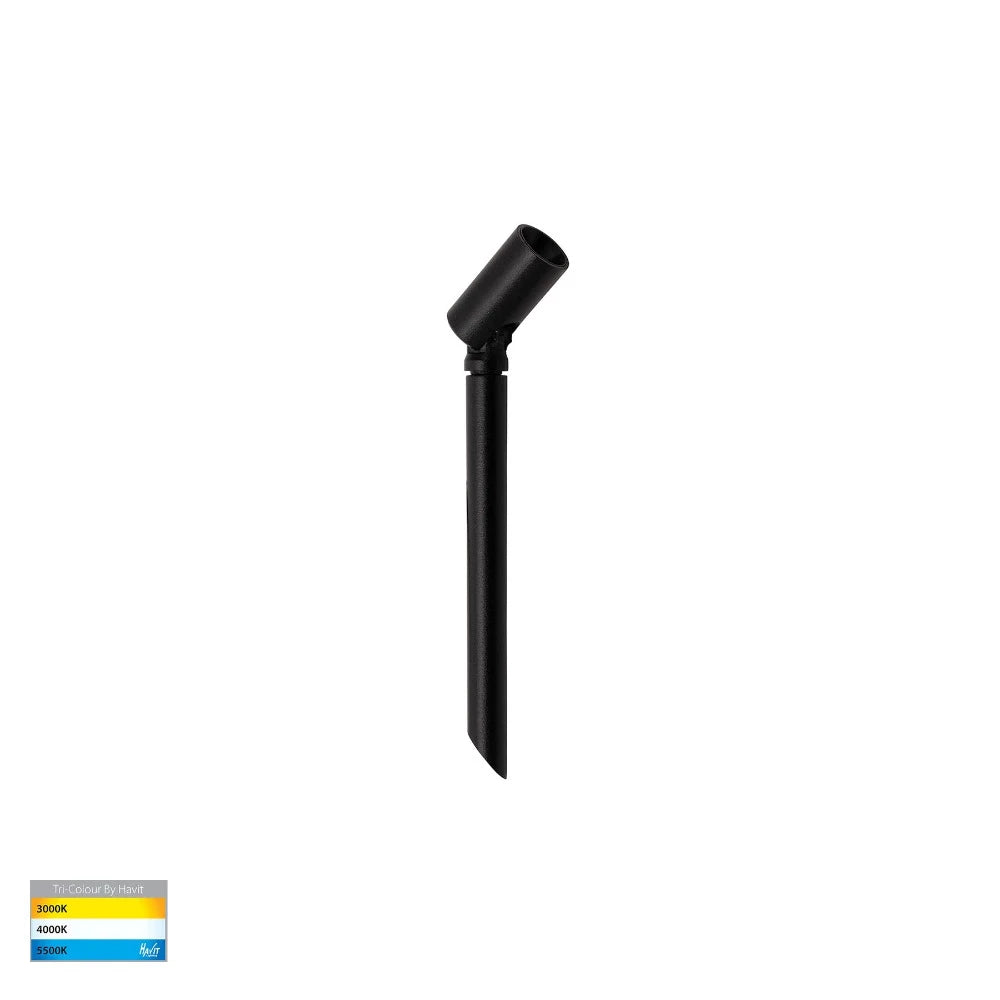 Buy LED Spike Lights Australia Spar LED Spike Light W16mm Black 3CCT - HV1433T-BLK