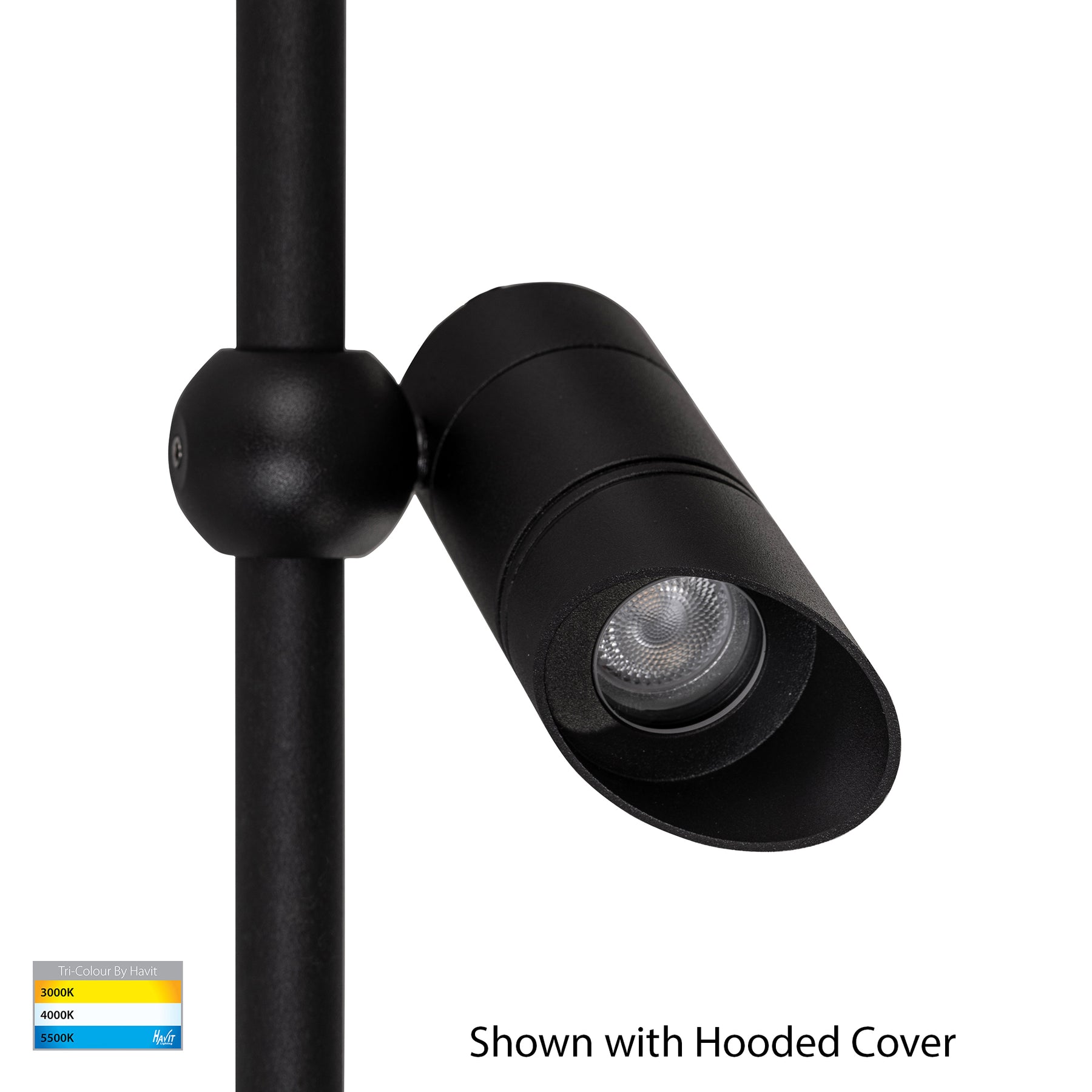 Lille LED 2 Light Spike Spot Light 2.5W 3CCT Black - HV1441T-2-BLK