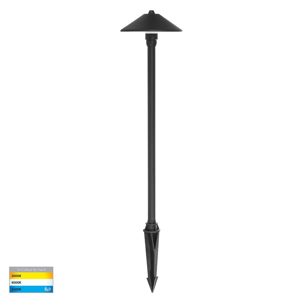 Buy Pathway Lights Australia Bitta Pathway Light 12V DC Black 316 Stainless Steel 3CCT - HV1453T-BLK