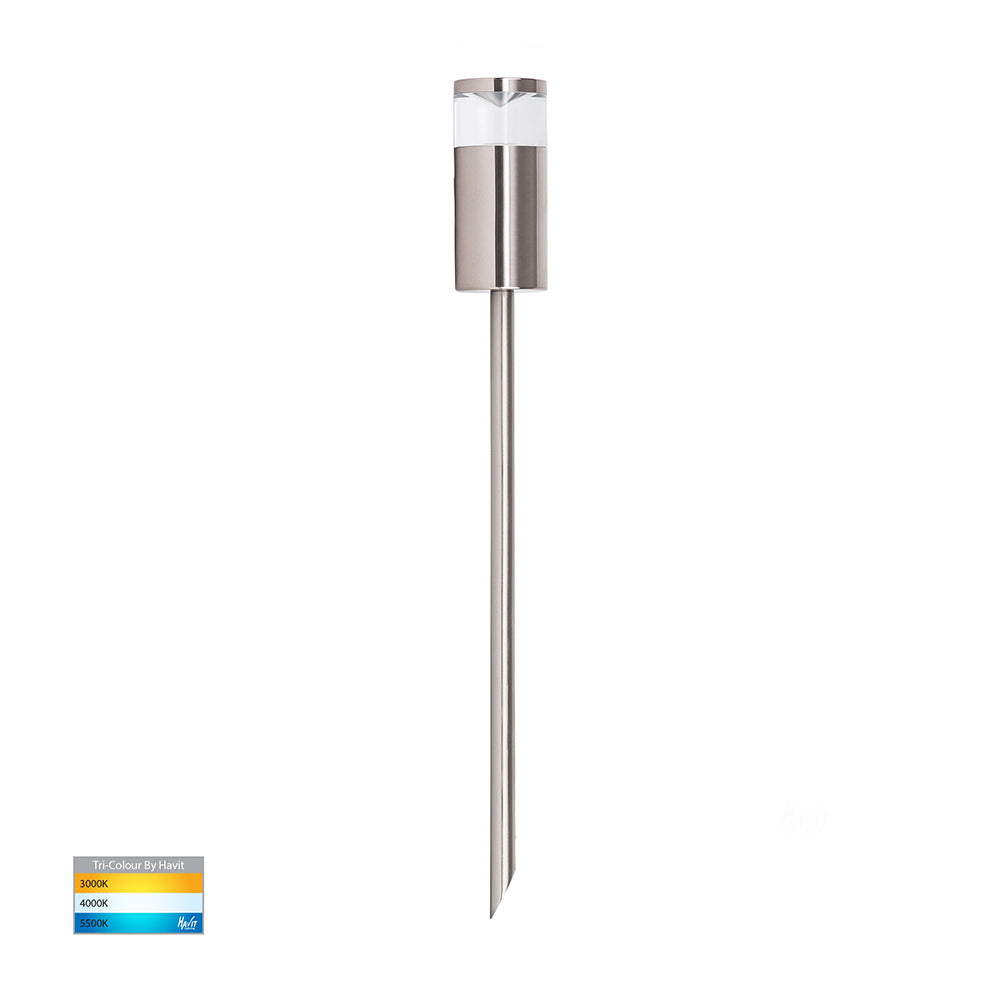 Buy Spike Lights Australia Highlite Spike Light Fixed 12V Titanium Aluminium 3CCT - HV1489T-TTM