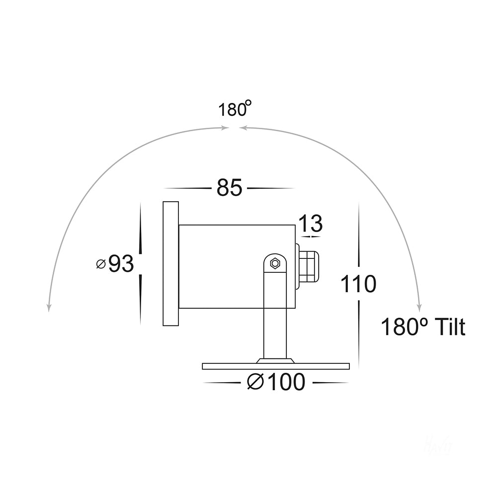 Buy Pond Lights Australia Onder Submersible Pond Light 12V 316 Stainless Steel 3CCT - HV1491T