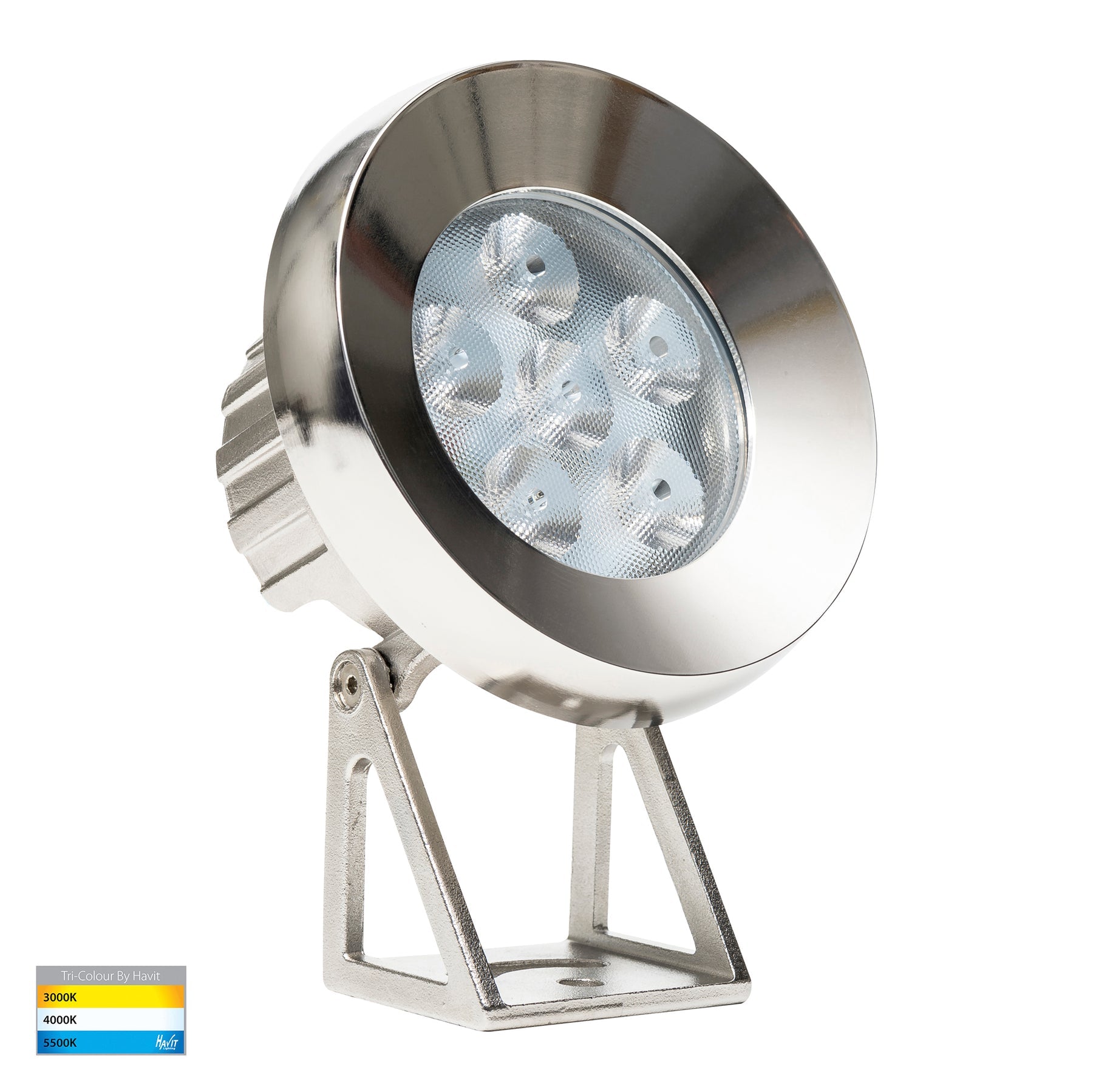 Sotto Submersible LED Pond Light 12V 15W 316 Stainless Steel 3000K - HV1494T