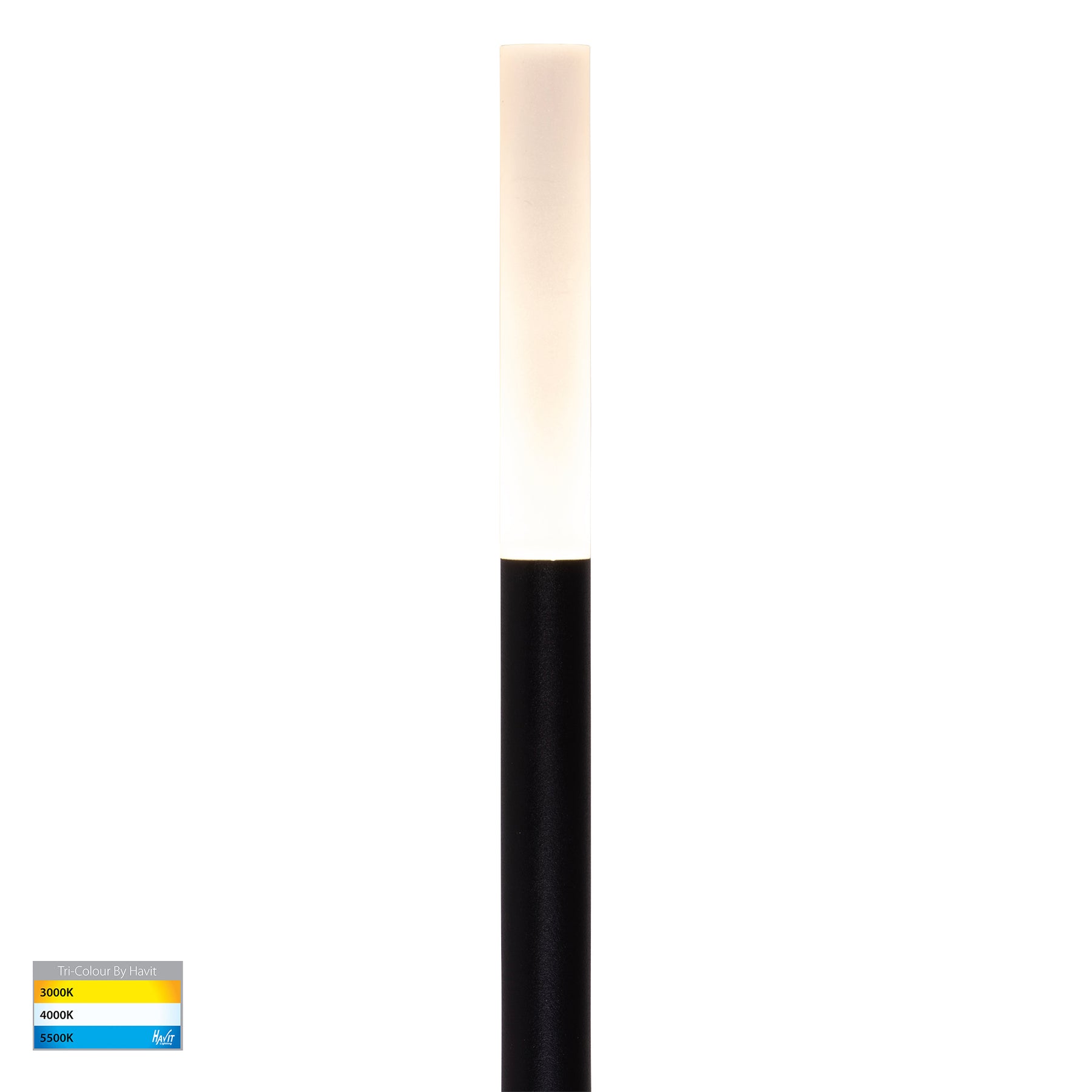 Drique LED Bollard Spike Light 24V 1W 3CCT Black - HV1514T-BLK-24V