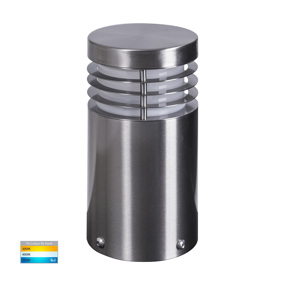 Buy Bollard Lights Australia Mini Bollard Light 12V H190mm 316 Stainless Steel 3CCT - HV1605T-SS316-12V