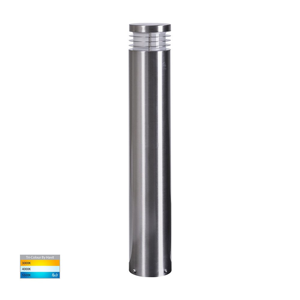 Buy Bollard Lights Australia Maxi Bollard Light H600mm 316 Stainless Steel 3CCT - HV1606T-SS316-240V