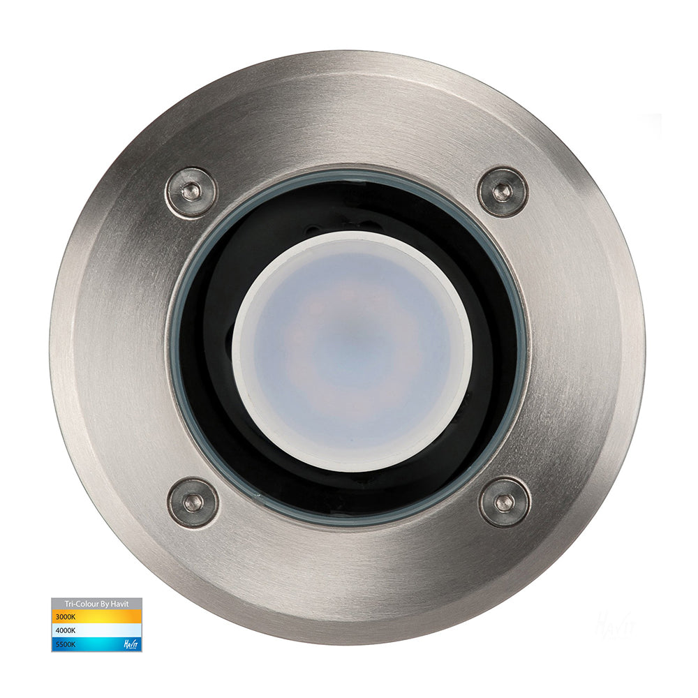 Buy Inground Lights Australia Metro Round Inground Light 316 Stainless Steel 3CCT - HV1806T