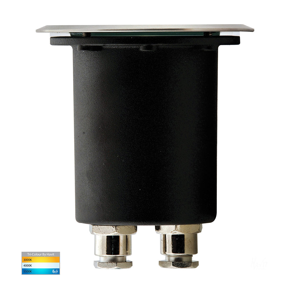 Buy Inground Lights Australia Metro Round Inground Light 12V 316 Stainless Steel 3CCT - HV1801T