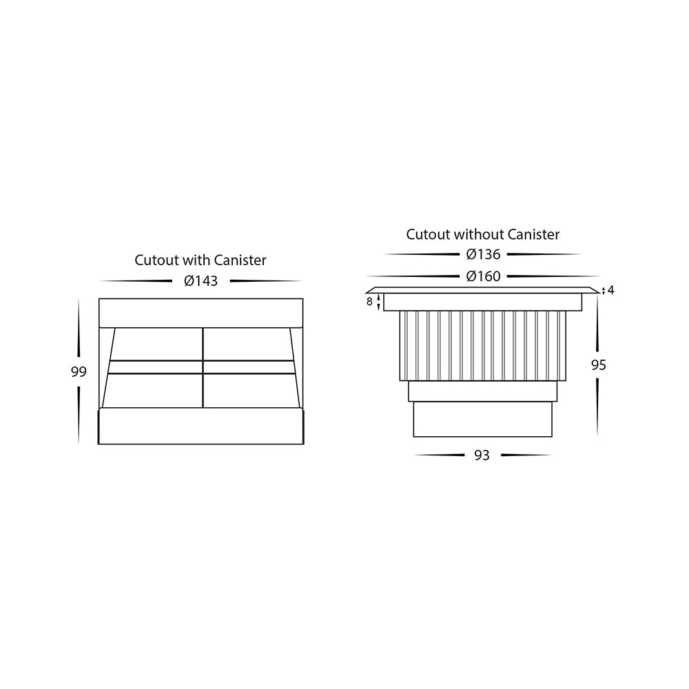 Buy Inground Lights Australia Klip Round Inground Light 10W 316 Stainless Steel 5500K - HV1832C-240V