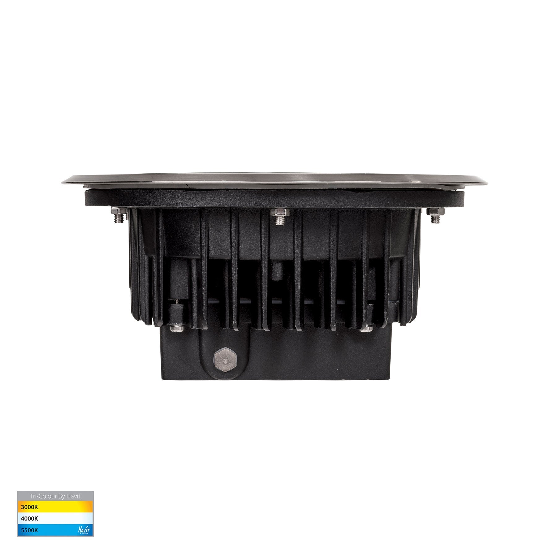 Klip LED Round Inground Light 316 Stainless Steel 240V 20W TRI Colour - HV1833T-240V