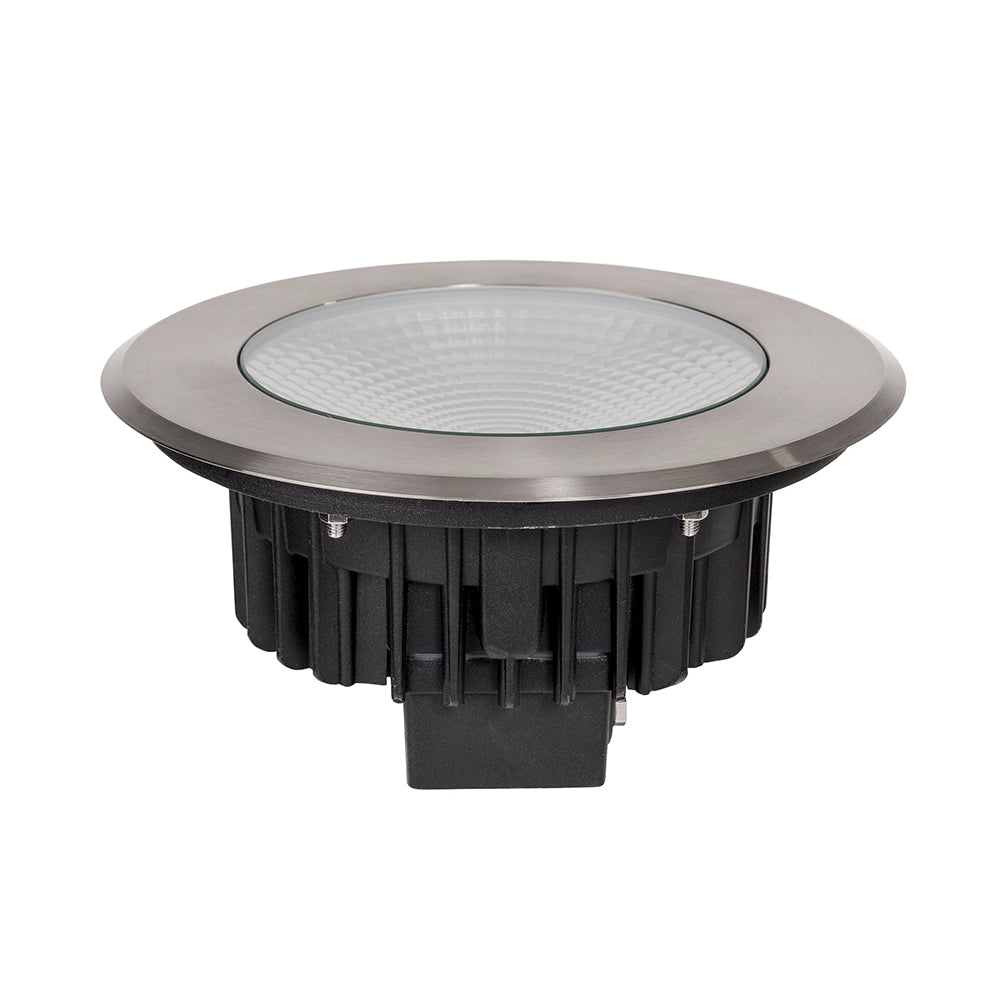 Buy Inground Lights Australia Klip Round Inground Light 12V 20W 316 Stainless Steel 3000K - HV1833W-12V