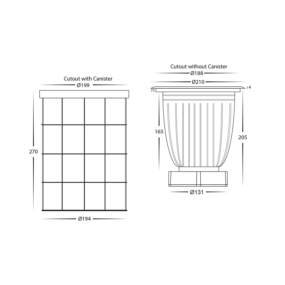Buy Inground Lights Australia Klip Round Inground Light 12V 30W W210mm 316 Stainless Steel 5500K - HV1834C-12V