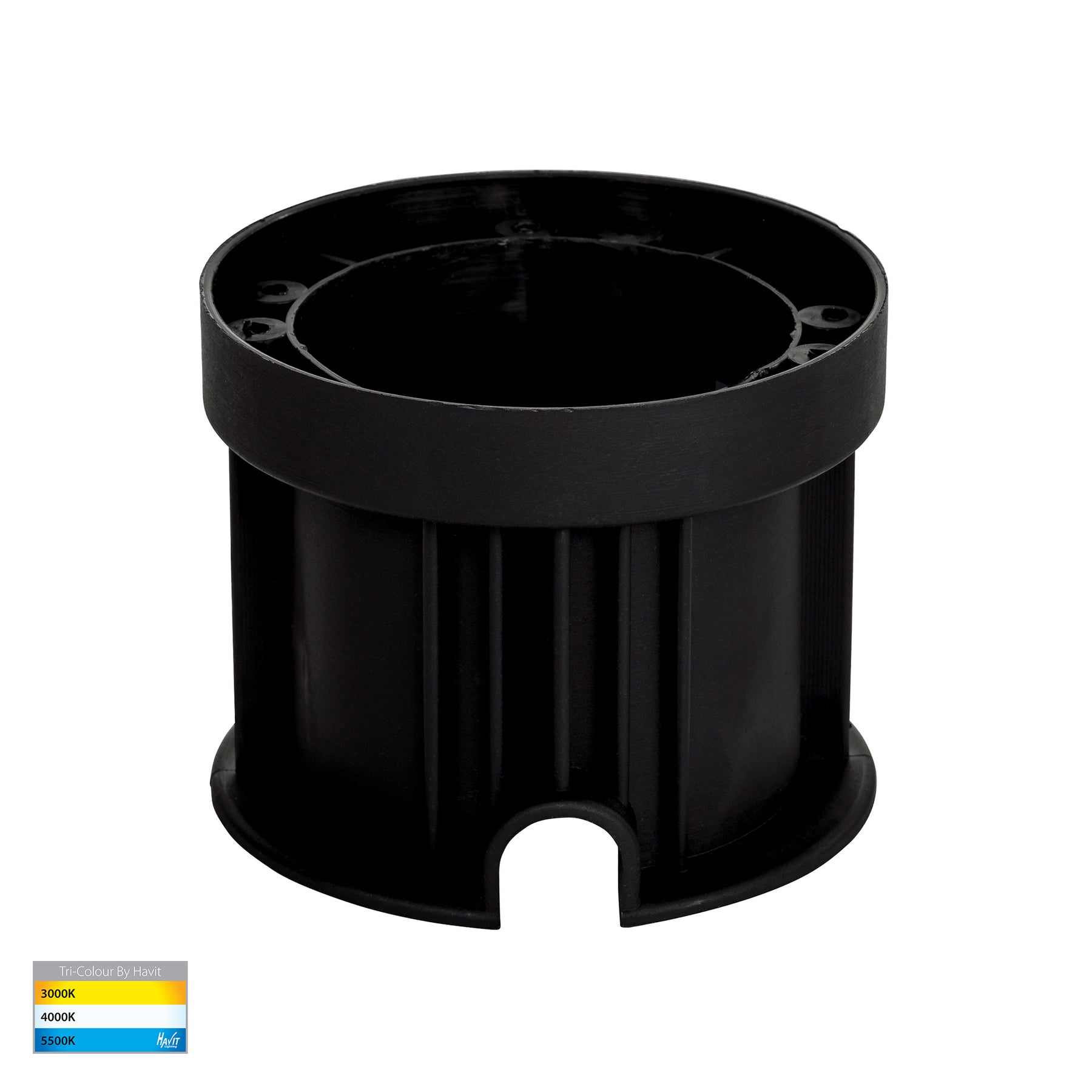 Split LED Inground Light 240V 3W Tri Colour Stainless Steel - HV1841T-240V