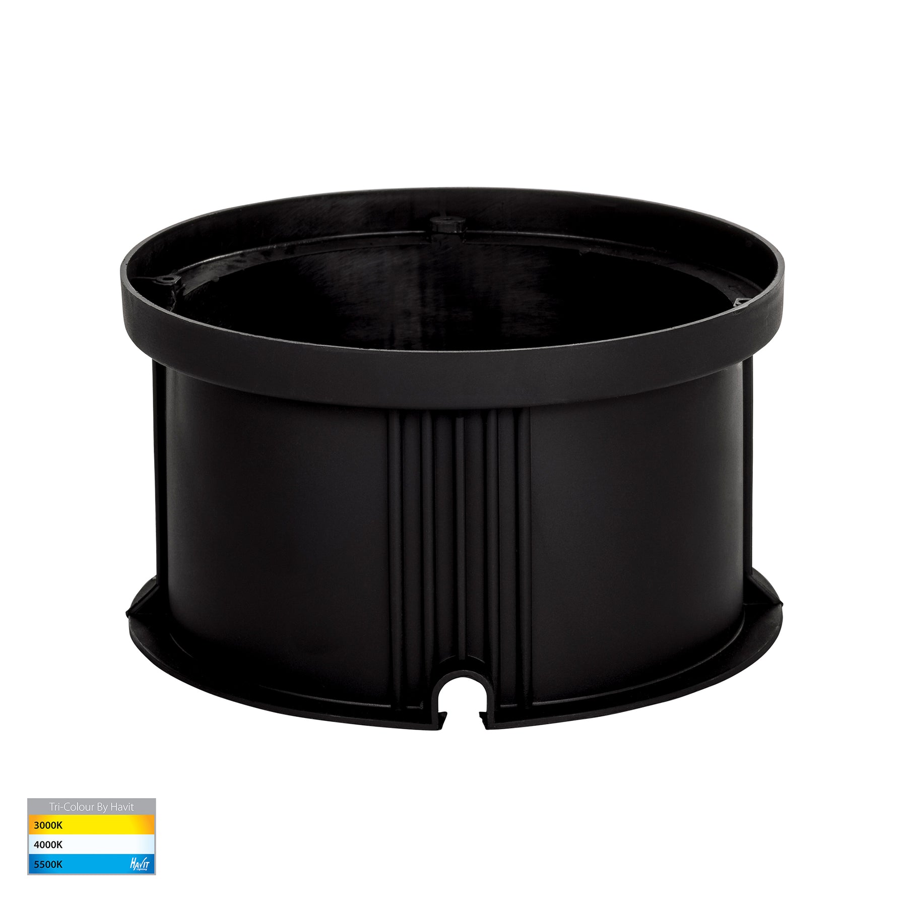 Split LED Inground Light 240V 12W Tri Colour Stainless Steel - HV1843T-240V