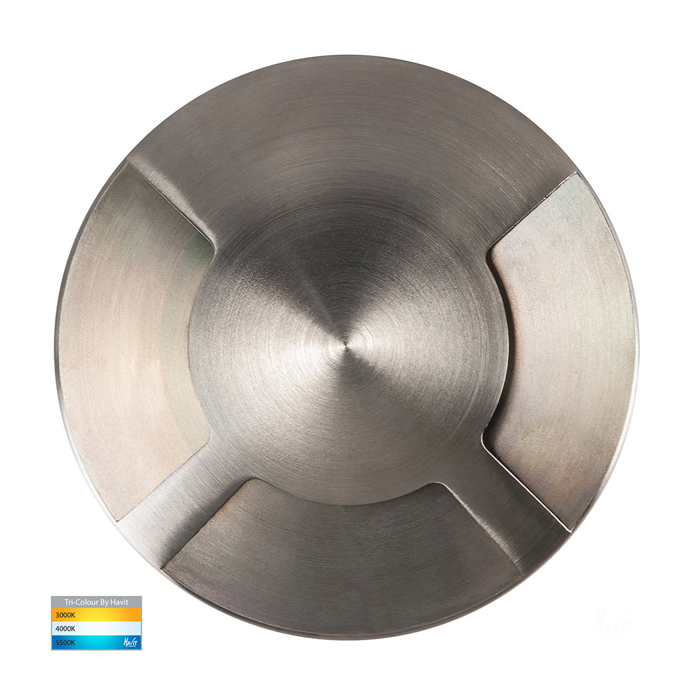 Buy Inground Lights Australia Viale Inground Light Triple Driveway 316 Stainless Steel 3CCT - HV19082T