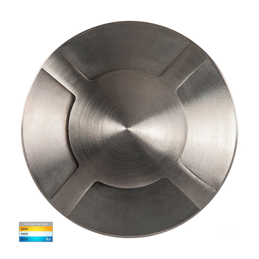 Buy Inground Lights Australia Viale Inground Light Quadruple Driveway 316 Stainless Steel 3CCT - HV19092T