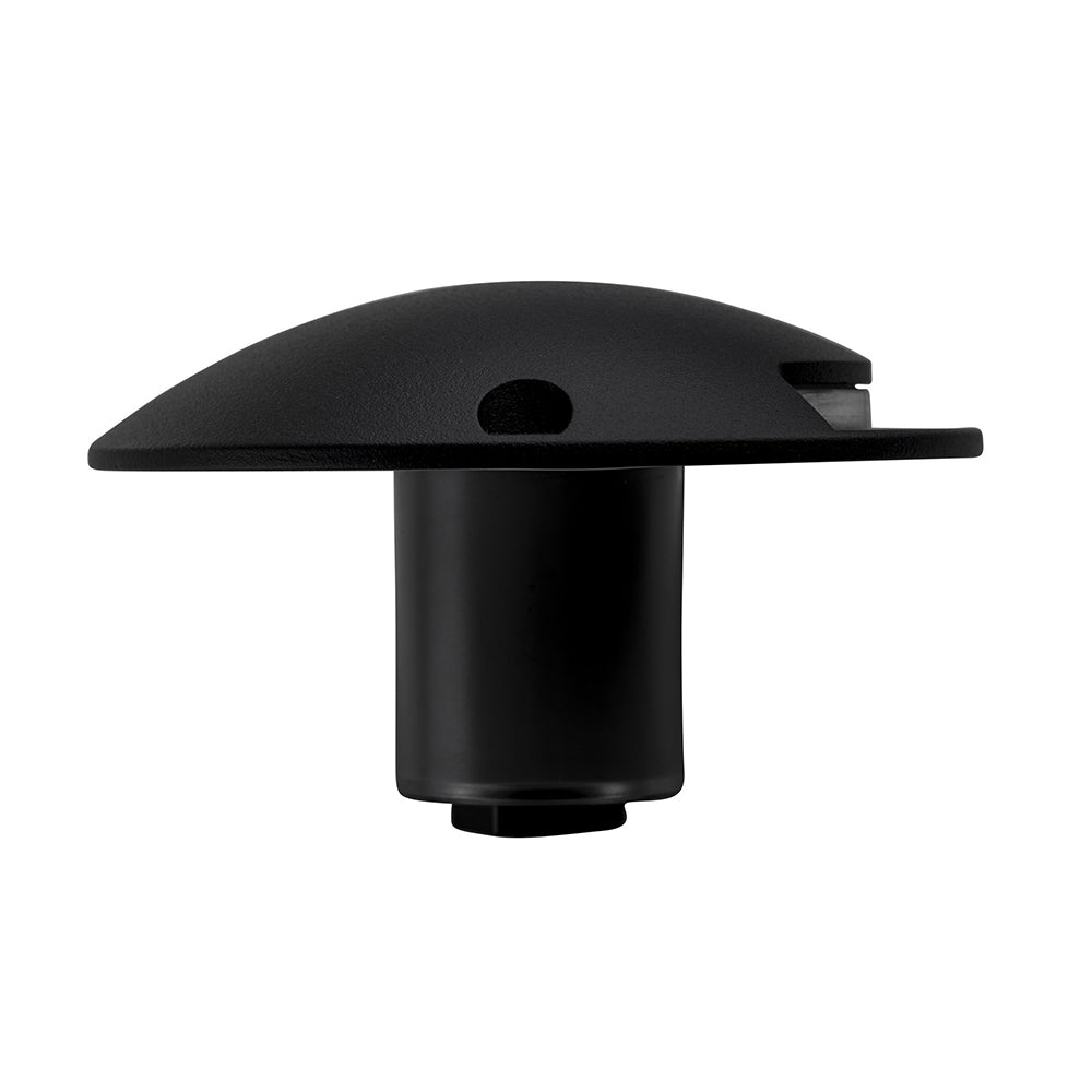 Buy Deck Lights Australia Dome Single Way Deck Light Black Aluminium 5500K - HV2871C-BLK