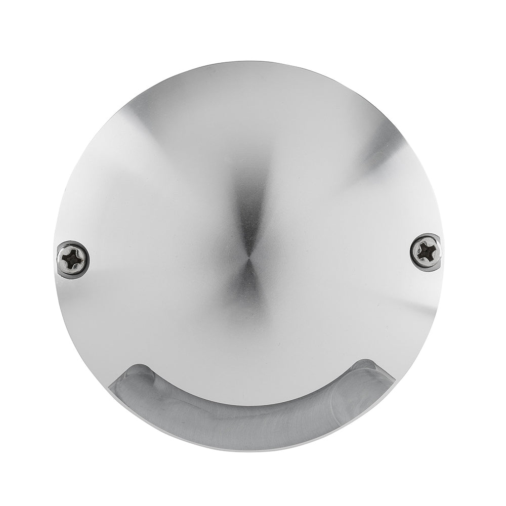 Buy Deck Lights Australia Dome Single Way Deck Light Silver Aluminium 5500K - HV2871C-SLV