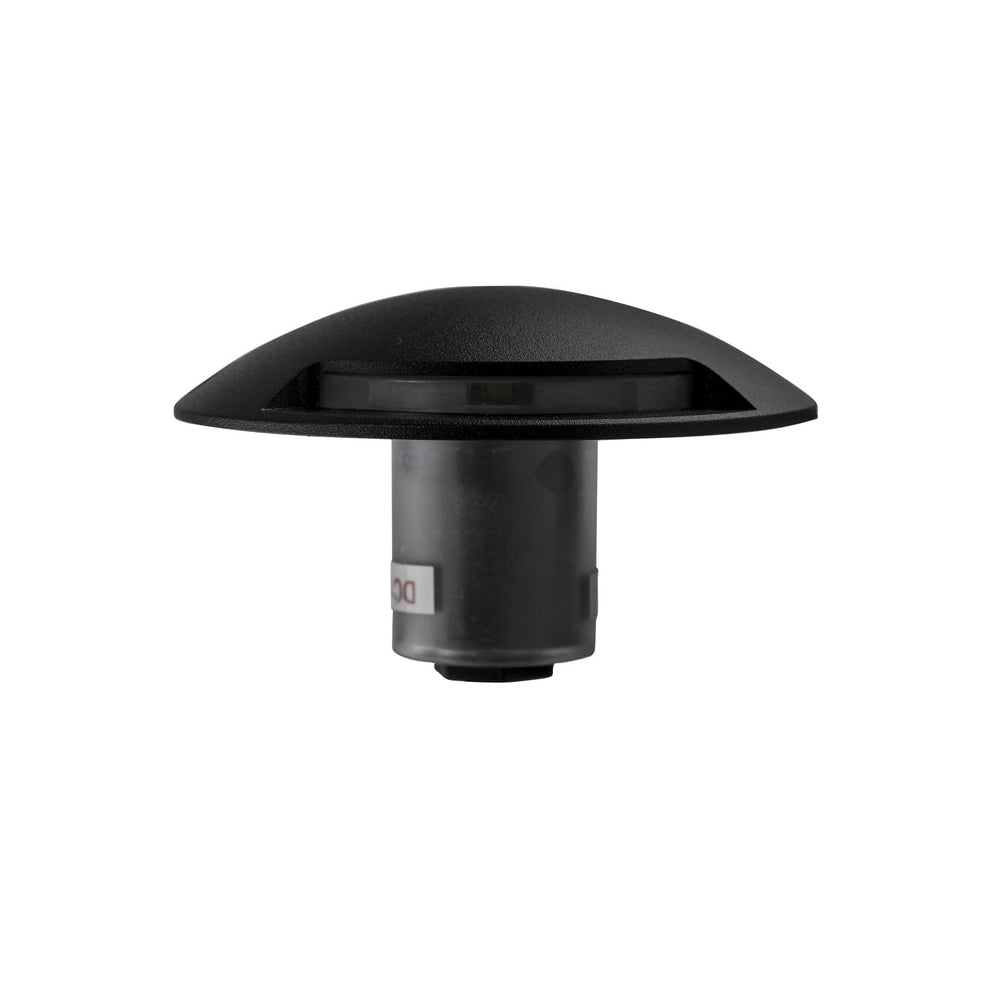 Buy Deck Lights Australia Dome Double Way Deck 2 Lights Black Aluminium 5500K - HV2872C-BLK