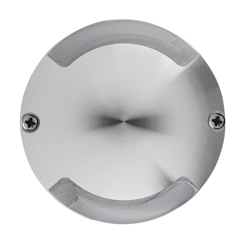 Buy Deck Lights Australia Dome Double Way Deck 2 Lights Silver Aluminium 3000K - HV2872W-SLV