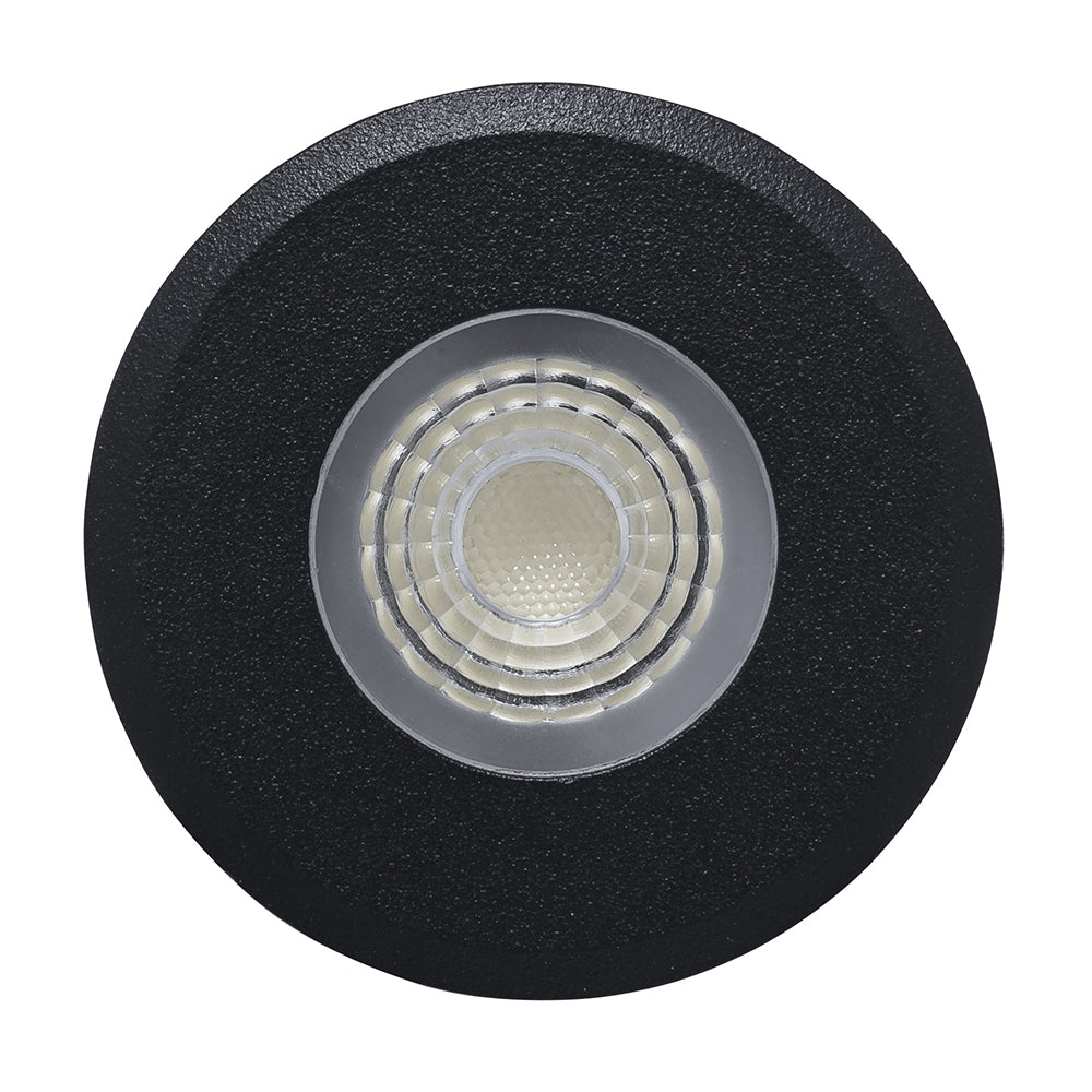 Elite Mini Inground Or Deck Light 5W Black Aluminium 4000K - HV2882N-BLK