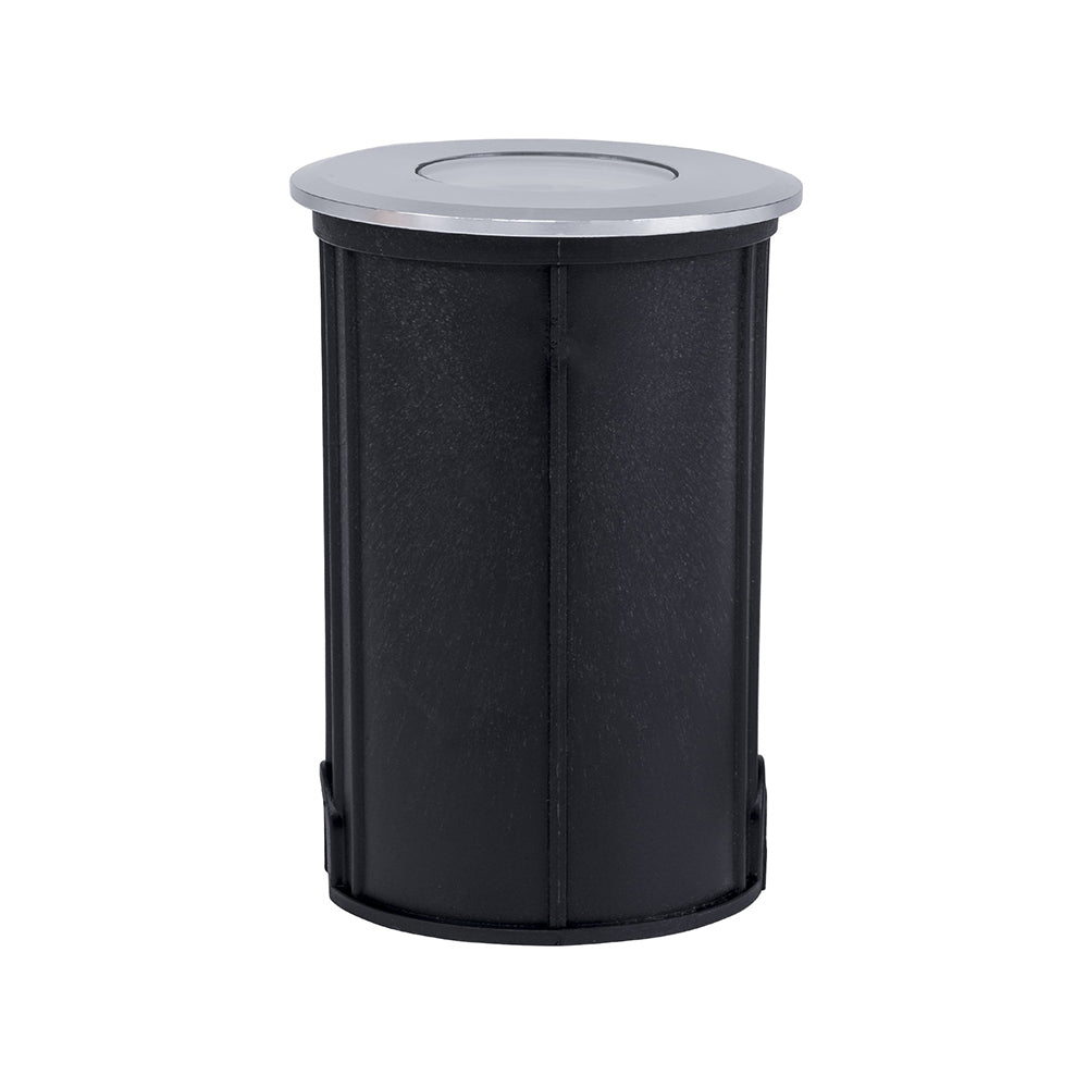 Buy Inground Lights Australia Elite Mini Inground Or Deck Light 5W Silver Aluminium 4000K - HV2882N-SLV