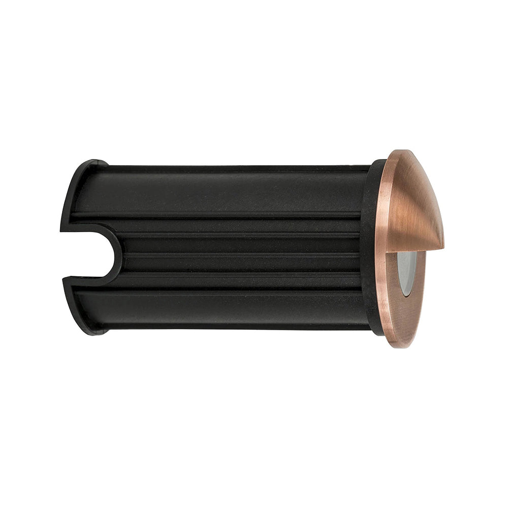 Buy Outdoor Step Lights Australia Mini Ollo Eyelid Outdoor Step Light 12V Solid Copper 5500K - HV2891C-CP